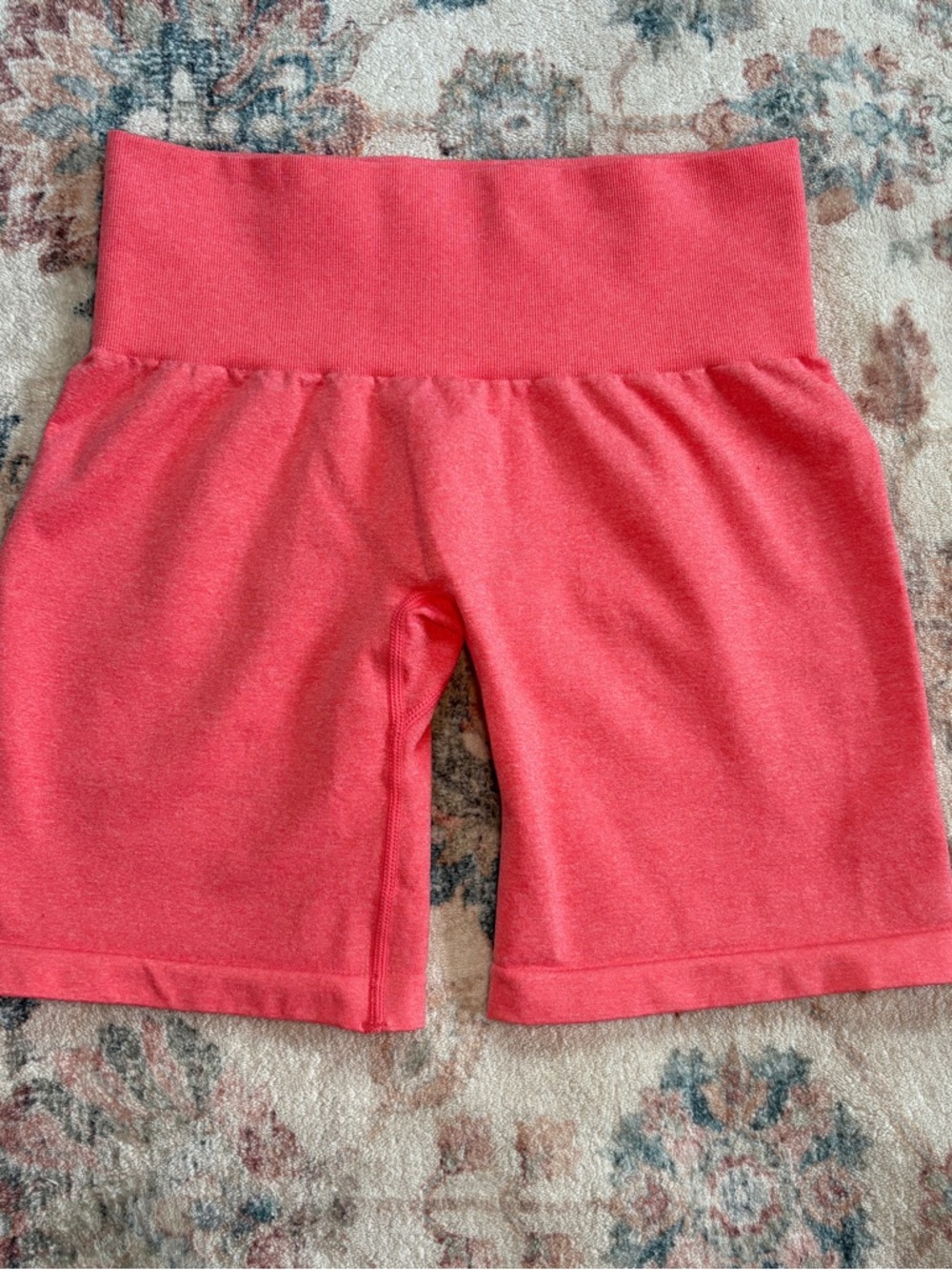NVGTN Pro Seamless Shorts-Coral